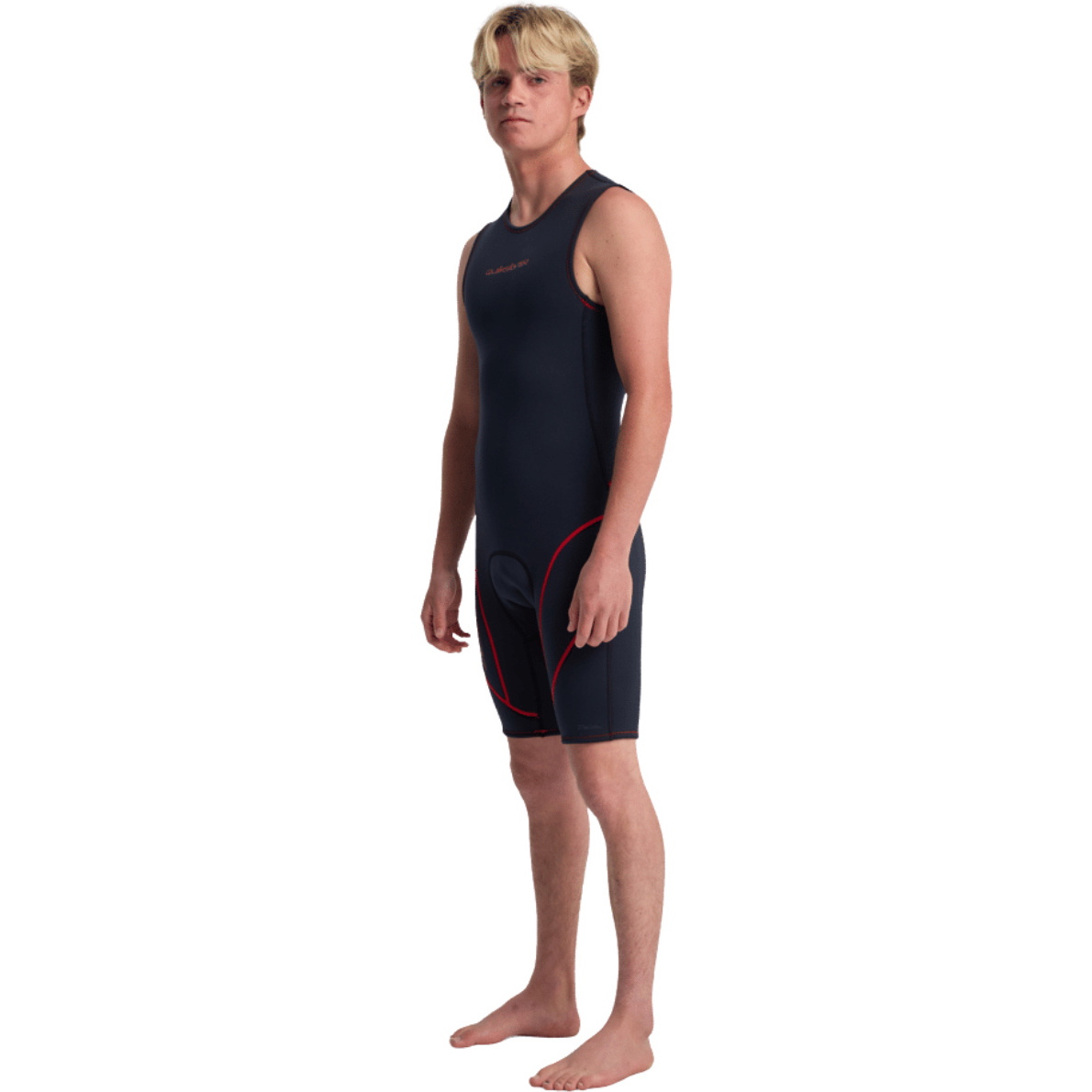 2026 Quiksilver Mens Mercury 2.5mm Short John Wetsuit 25AW261600 - Salsa